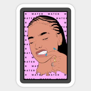 WATER- TYLA Sticker